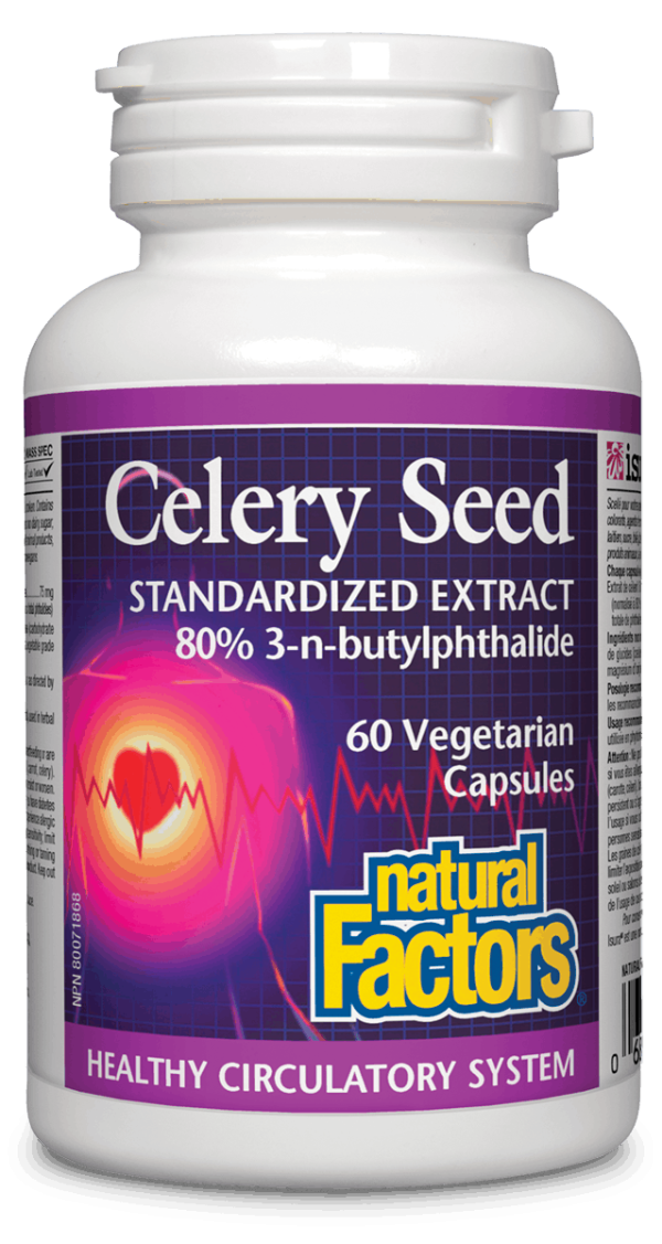 Natural Factors Celery Seed Extract, 60  vegetarian capsules Online