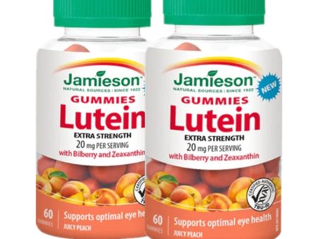 2 x Jamieson Lutein Gummy, 60 gummies Bundle For Sale