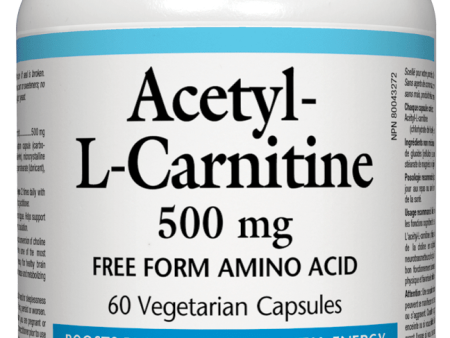 Natural Factors Acetyl-L-Carnitine 500mg, 60 vegicaps For Cheap