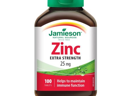 Jamieson Zinc 25 mg, 100 tabs For Discount