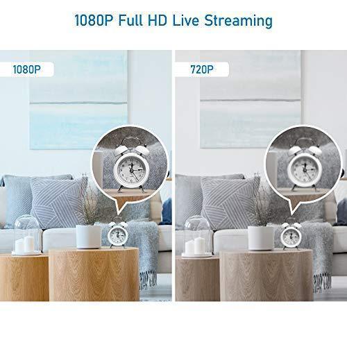 Laview Home Security Camera HD 1080P(2 Pack) AI Human Detection,Include 2 SD Cards,32GB Two-Way Audio,Night Vision,WiFi Indoor Surveillance for Baby pet,Alexa and Google,Cloud Service (US Server) Online