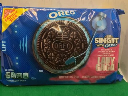 Oreo Lady Gaga Inspired Sandwich Cookies Limited Edition Original Chocolate Sandwich Cookies Family Size Packs Fashion