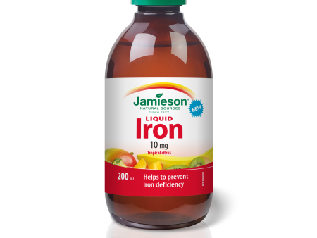 Jamieson Iron Liquid 10mg Tropical Citrus, 200ml Online Sale