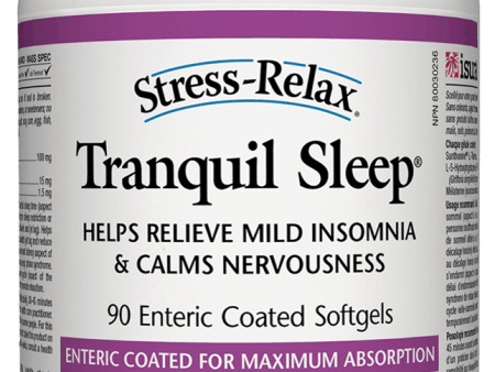 Natural Factors Stress-Relax™ Tranquil Sleep, 90 Enteric-coated softgels For Discount