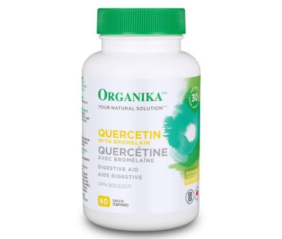 Organika Quercetin with Bromelain 500mg 60 caplets Supply