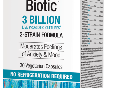 Natural Factors CalmBiotics, 3 Billion Active Cells, 30 vcaps on Sale