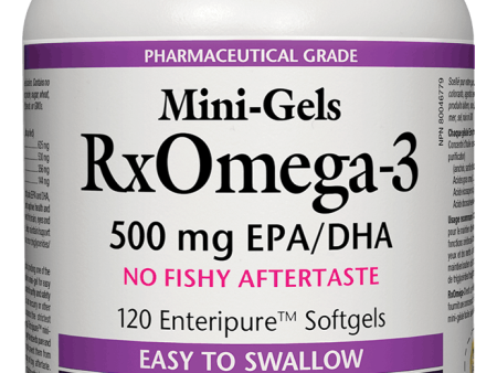 Natural Factors RxOmega-3 Mini Gels 500 mg 120 s Online Sale