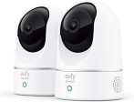 eufy Security, 2K Indoor Cam Pan & Tilt 2-Cam Kit, Plug-in Security Indoor Camera with Wi-Fi, IP Camera, Human & Pet AI, Voice Assistant Compatibility, Motion Tracking, HomeBase Not Required. Online