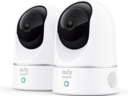 eufy Security, 2K Indoor Cam Pan & Tilt 2-Cam Kit, Plug-in Security Indoor Camera with Wi-Fi, IP Camera, Human & Pet AI, Voice Assistant Compatibility, Motion Tracking, HomeBase Not Required. Online