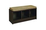 ClosetMaid 1570 Cubeicals 3-Cube Storage Bench, Espresso Fashion