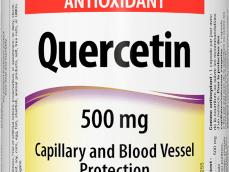 Webber Naturals Quercetin 500 mg 60 vegetarian capsules Supply