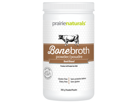 Prairie Naturals Grass Fed Bone Broth Powder Beef 300g For Sale