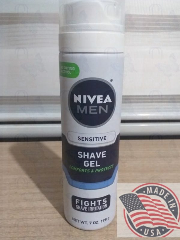 Nivea Men sensitive shave gel figths shave&protects 7.0z(198g) For Cheap