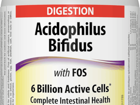 Webber Naturals Acidophilus with Bifidus & FOS, 180 caps Cheap