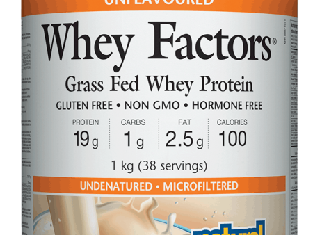 Natural Factors Whey Factors™ High Protein Formula - Unflavoured Online now