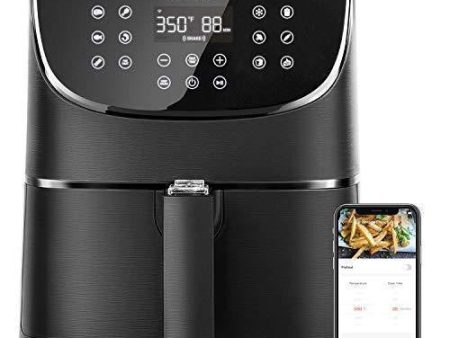 COSORI Smart WiFi Air Fryer 5.8QT(100 Recipes), Digital Touchscreen with 11 Cooking Presets for Air Frying, Roasting & Keep Warm ,Preheat & Shake Remind, Works with Alexa & Google Assistant,1700W Discount