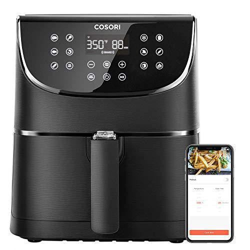 COSORI Smart WiFi Air Fryer 5.8QT(100 Recipes), Digital Touchscreen with 11 Cooking Presets for Air Frying, Roasting & Keep Warm ,Preheat & Shake Remind, Works with Alexa & Google Assistant,1700W Discount