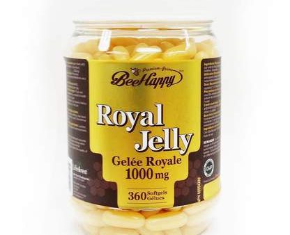 Bee Happy Royal Jelly 1000mg, 360 softgels Supply