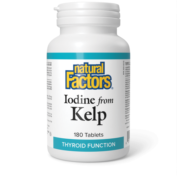 Natural Factors Iodine from Kelp, 180 tablets Fashion