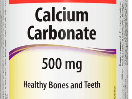 Webber Naturals Calcium Carbonate 500mg 250 tablets For Sale