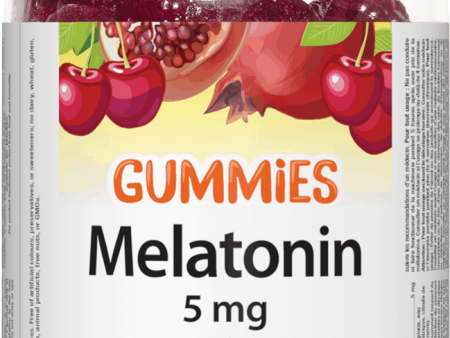 Webber Naturals Melatonin 5 mg Gummies - Cherry 90 s Hot on Sale