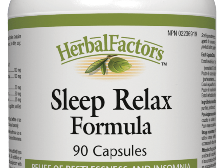 Natural Factors Sleep Relax, 90 caps Cheap