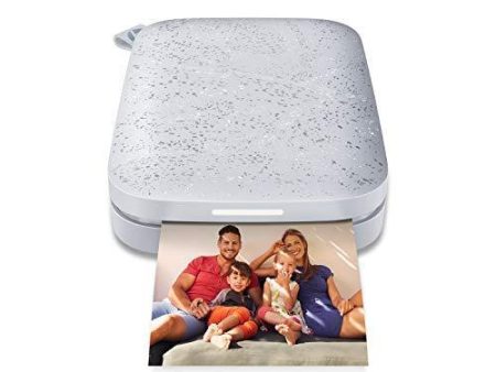 HP Sprocket Portable 2x3  Instant Photo Printer (Luna Pearl) Print Pictures on Zink Sticky-Backed Paper From Your iOS & Android Device Online Sale