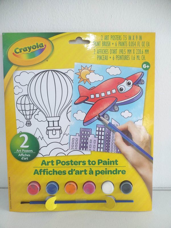 CRAYOLA  arts Posters to paint 6+ age Online now