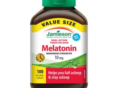 Jamieson Melatonin 10 mg Timed Release Value Size 100 caplets Cheap