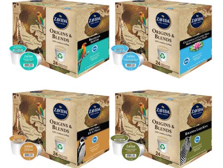 Zavida Origins Single-serve Coffee Variety Pack, 96-count Online now