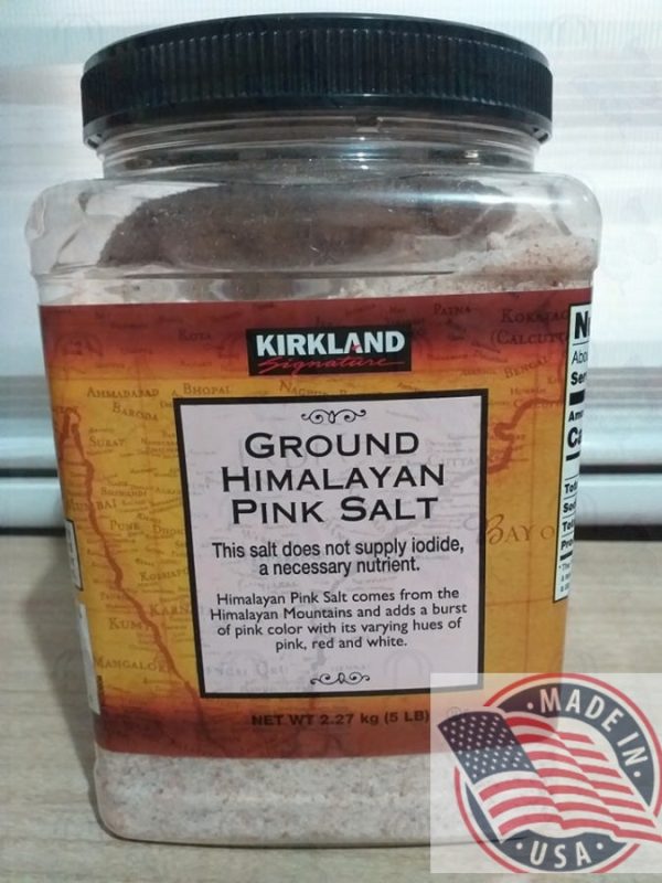 Kirkland Signature Ground Himalayan pink salt 2.27 oz(5lb) Supply