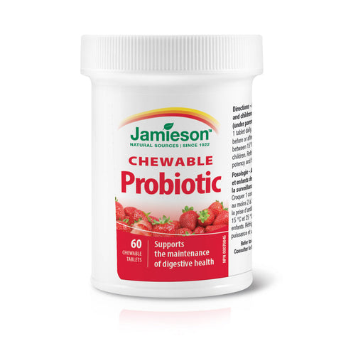 6 x Jamieson Chewable Probiotic, Strawberry Yogurt, 60 tabs Bundle Hot on Sale