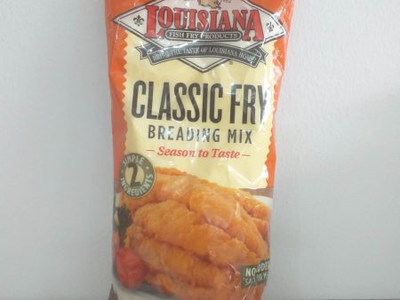 LOUISIANA Classic Fish Fry Breading Mix 10 OZ (238g) Online now