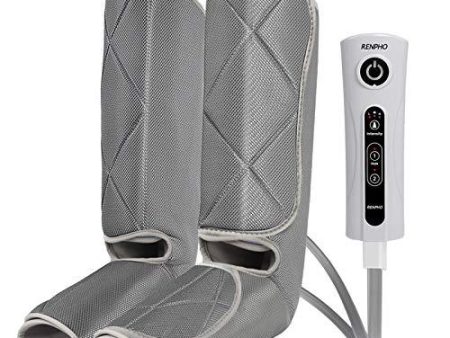 RENPHO Leg Massager for Relaxation, Compression Massage for Foot and Calf , with 3 Intensity 2 Modes, Useful for Circulation and Leg Muscle Fatigue Relief, Mothers Day Gifts Online Sale