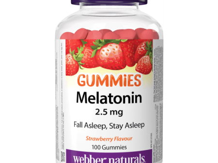 Webber Naturals Melatonin 2.5 mg , 100 Gummies on Sale