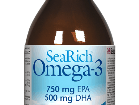 Natural Factors SeaRich Omega-3 with Vit D Lemon Meringue 200 ml Online Sale