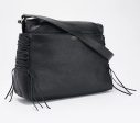 Vince Camuto Pebble Leather Shoulder Bag - Jayde, Black Sale