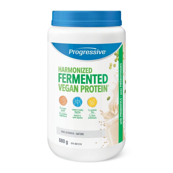 Progressive Fermented Vegan Protein Unflavoured, 680g For Cheap