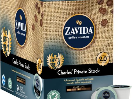 Zavida Single Serve Coffee Charles Private Stock, 96 Cups Cheap