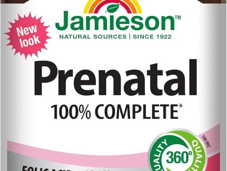 Jamieson Prenatal 100% Complete Multivitamin, 100 caplets Supply