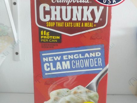 Campbell s Chunky Soup,Clam Chowder 3 cans soup (1.39kg) For Cheap