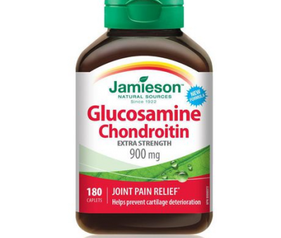 Jamieson Glucosamine Chondroitin 900 mg —  180 caplets Online Hot Sale