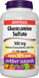 Webber Naturals Glucosamine Sulfate 500mg 330 Capsules Bonus Size Sale