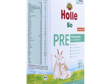 Holle Goat Stage Pre Organic Infant Milk Formula Online Sale