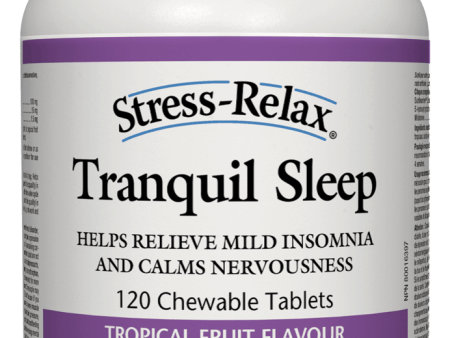 Natural Factors Stress-Relax Tranquil Sleep, 120 chewable tabs Discount