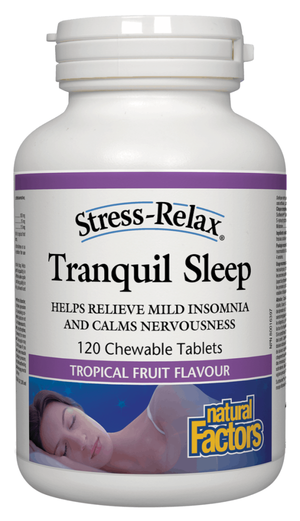 Natural Factors Stress-Relax Tranquil Sleep, 120 chewable tabs Discount