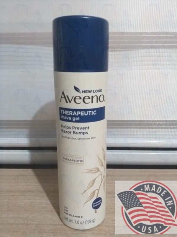 Aveeno Therapeutic shave gel with oat and vitamin E 7.0 oz(198g) For Discount