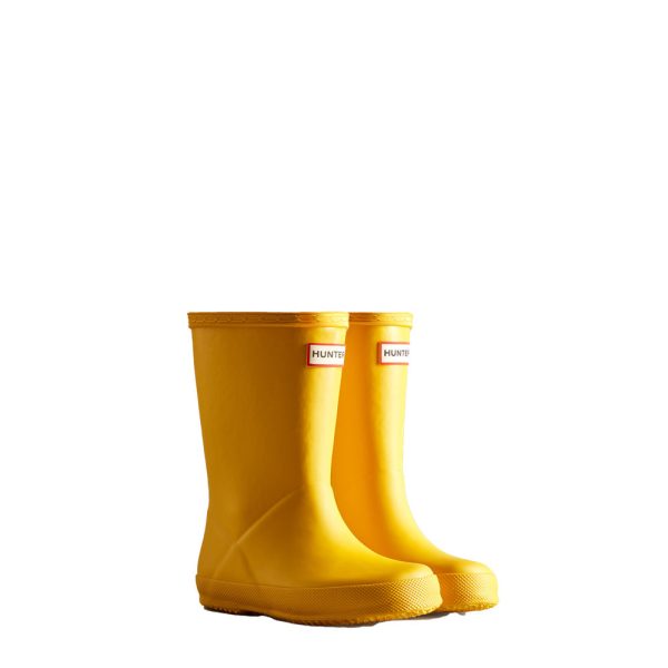 Hunter Kids First Classic Rain Boots - Yellow Online now