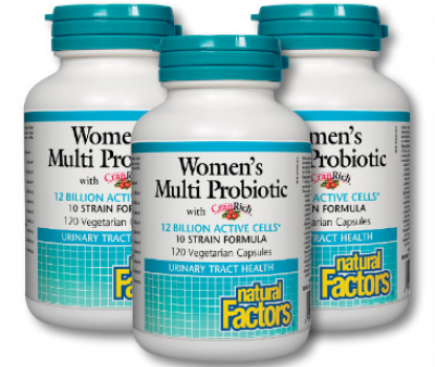 3 x Natural Factors Women s Multi Probiotic Formula, 120 caps Bundle Cheap