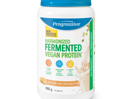 Progressive Fermented Vegan Protein Vanilla Maple Cookie, 680g Online